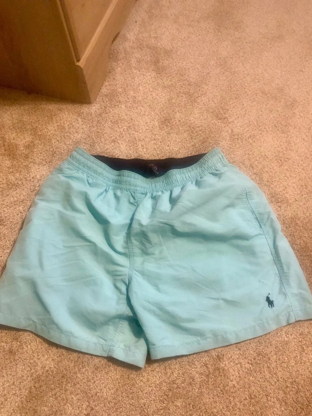 Polo Ralph Lauren Traveler Swim Shorts Trunks Turquoise Blue